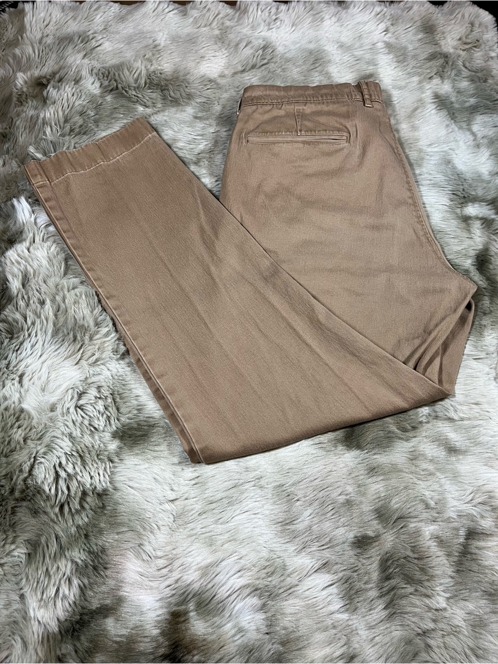 J. Crew Men's Straight Chinos in Tan
